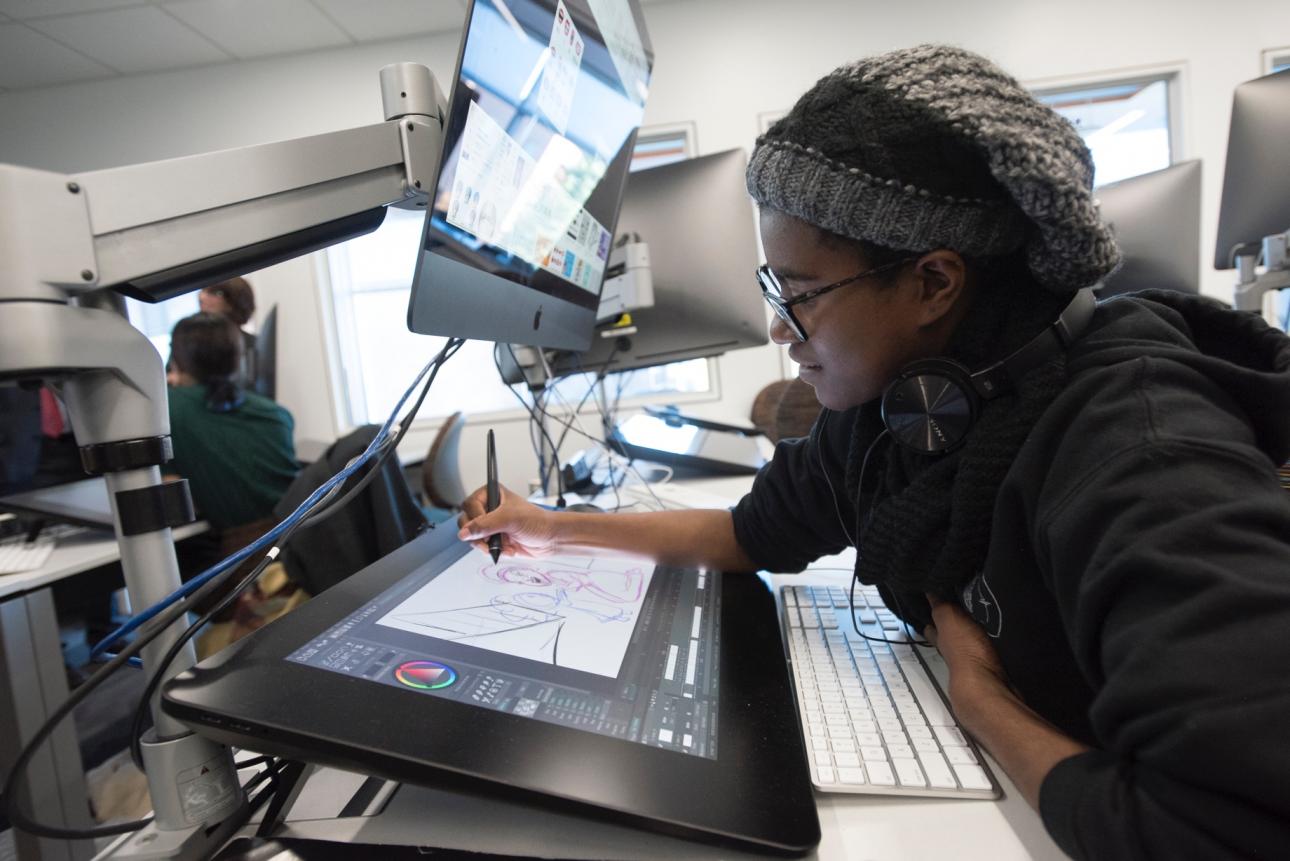 ゲームデザイン学習風景